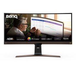 Monitor BenQ EW3880R, 37.5, WQHD, 3840x1600, 60 Hz, 4 ms, IPS, Curbat EW3880R (timbru verde 7 lei)