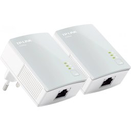 KIT ADAPTOR POWERLINE TP-LINK tehnologie AV, AV600, pana la 600Mbps, 1 port 10/100Mbps, 2 buc. TL-PA4010KIT (timbru verde 2 lei)