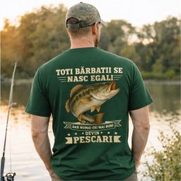 Tricou Pescar Personalizat , Cei mai buni devin pescari