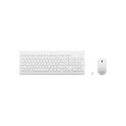 Tastatura GX30W75336, Wireless, Layout US + Mouse, Optic, Alb