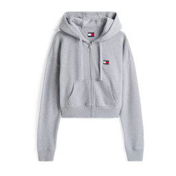 Tommy Jeans Hanorac bleumarin / gri amestecat / roșu