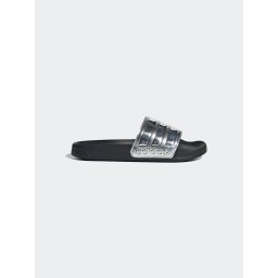 ADIDAS SPORTSWEAR Saboți 'Adilette' negru / argintiu
