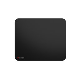 Mousepad Genesis Carbon 500 L Logo, material cauciuc + material textil, impermeabil, dimensiuni 400 x 330 x 2.5 mm, negru