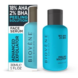 PEELING SOLUTION 18% AHA + 2% BHA Facial Serum Treatment 30ml, Biovene Cosmetics