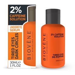 TIRED EYES 2% Caffeine Under Eyes Serum Treatment 30ml, Biovene Cosmetics