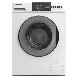 Masina de spalat rufe Heinner HWM-VT2914INVB+++, 1400 Rpm, 9 Kg, clasa B, afisaj, alb, panou negru