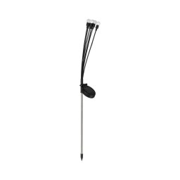 Corp de iluminat LED solar MULTI LED/0,06W/1,2V 150 mAh IP44 negru