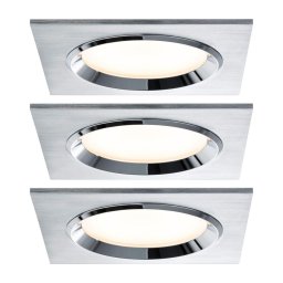 SET 3x corp de iluminat dimabil încastrat Paulmann 92696 LED/8W DICE 230V