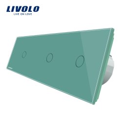 Intrerupator triplu cu touch Livolo din sticla SmartElectro IntelligentHouse