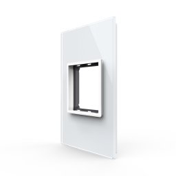 Rama din sticla Livolo standard Italian 2 module - Serie noua SmartElectro IntelligentHouse