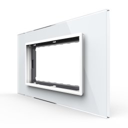 Rama din sticla Livolo standard Italian 4 module - Serie noua SmartElectro IntelligentHouse