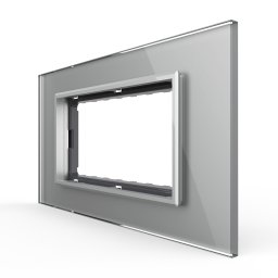 Rama din sticla Livolo standard Italian 4 module - Serie noua SmartElectro IntelligentHouse