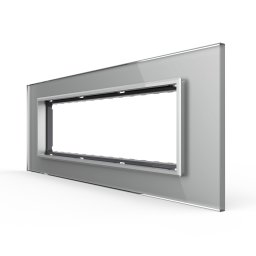 Rama din sticla Livolo standard Italian 6/7 module - Serie noua SmartElectro IntelligentHouse