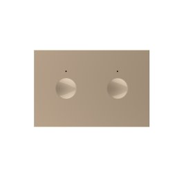 Modul intrerupator dublu cu touch Livolo standard Italian, Serie noua SmartElectro IntelligentHouse