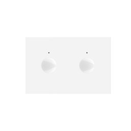 Modul intrerupator dublu cu touch Livolo standard Italian, Serie noua SmartElectro IntelligentHouse