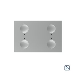 Modul intrerupator cvadruplu wireless cu touch Livolo standard Italian, Serie noua SmartElectro IntelligentHouse