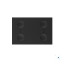 Modul intrerupator cvadruplu cap scara / cap cruce cu touch Livolo standard Italian, Serie noua SmartElectro IntelligentHouse