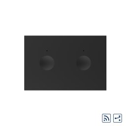 Modul intrerupator dublu cap scara / cruce wireless cu touch Livolo standard Italian, Serie noua SmartElectro IntelligentHouse