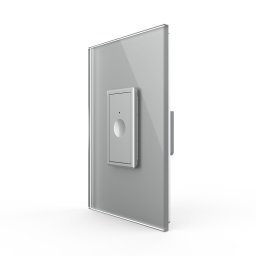 Intrerupator Simplu cu Touch Livolo cu Rama Din Sticla 1M - Serie Noua SmartElectro IntelligentHouse