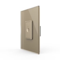Intrerupator Simplu cu Touch Livolo cu Rama Din Sticla 1M - Serie Noua SmartElectro IntelligentHouse