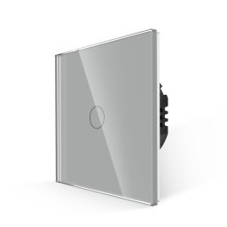 Intrerupator Simplu cu Touch din Sticla LUXION, 500W SmartElectro IntelligentHouse