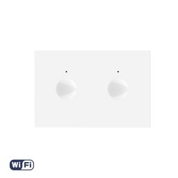 Modul Intrerupator Dublu WIFI cu Touch LIVOLO, standard italian – Serie Noua, Alb SmartElectro IntelligentHouse