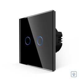 Intrerupator Dublu cu Variator si Touch din Sticla LUXION SmartElectro IntelligentHouse