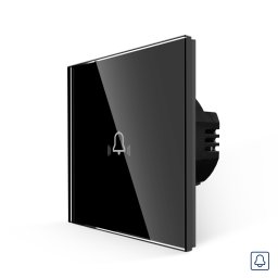 Buton Sonerie cu Touch, cu Revenire, din Sticla LUXION SmartElectro IntelligentHouse