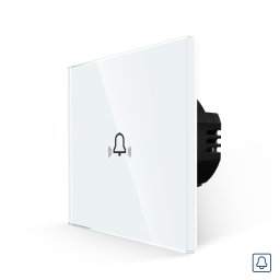 Buton Sonerie cu Touch, cu Revenire, din Sticla LUXION SmartElectro IntelligentHouse