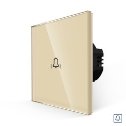 Buton Sonerie cu Touch, cu Revenire, din Sticla LUXION SmartElectro IntelligentHouse