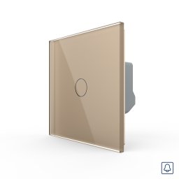 Buton Sonerie cu Touch LIVOLO din Sticla - Serie Noua SmartElectro IntelligentHouse