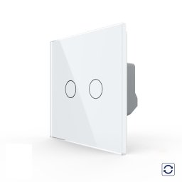 Intrerupator Dublu cu Reset si Contact Uscat LIVOLO - Serie Noua SmartElectro IntelligentHouse