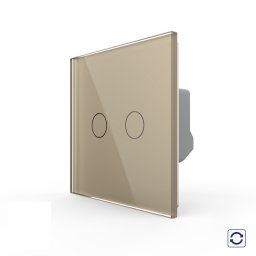 Intrerupator Dublu cu Reset si Contact Uscat LIVOLO - Serie Noua SmartElectro IntelligentHouse