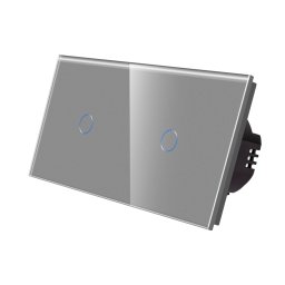Intrerupator Simplu + Simplu cu Touch din Sticla LUXION SmartElectro IntelligentHouse
