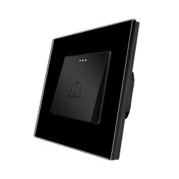 Buton de Sonerie Mecanic LUXION cu Rama din Sticla SmartElectro IntelligentHouse