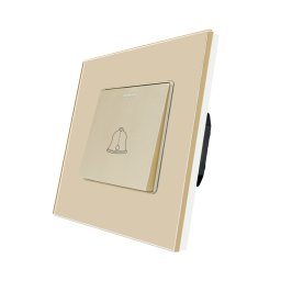 Buton de Sonerie Mecanic LUXION cu Rama din Sticla SmartElectro IntelligentHouse