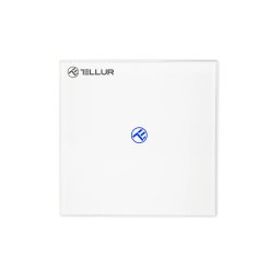 Intrerupator Simplu Wi-Fi cu Touch din Sticla Tellur, SS1N, 1 Port SmartElectro IntelligentHouse