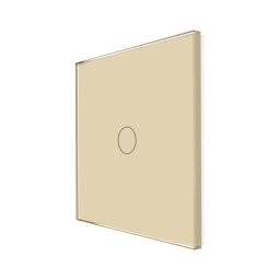 Panou Intrerupator Simplu cu Touch Din Sticla LUXION SmartElectro IntelligentHouse