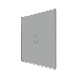 Panou Intrerupator Simplu cu Touch Din Sticla LUXION SmartElectro IntelligentHouse