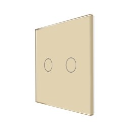 Panou Intrerupator Dublu cu Touch Din Sticla LUXION SmartElectro IntelligentHouse