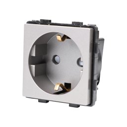 Modul Priza Simpla Fara Rama Din Sticla LUXION SmartElectro IntelligentHouse
