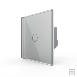 Intrerupator Simplu cu Variator LIVOLO cu Touch Din Sticla – Serie Noua SmartElectro IntelligentHouse