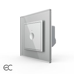 Intrerupator Simplu cu Touch LIVOLO cu Rama din Sticla - Protocol ZigBee EC SmartElectro IntelligentHouse