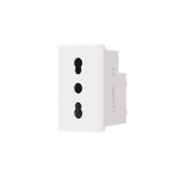 Modul Priza Simpla Ingusta LUXION, Standard Italian SmartElectro IntelligentHouse