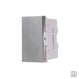 Modul Buton Revenire Mecanic (Sonerie) 1M LUXION, Standard Italian SmartElectro IntelligentHouse