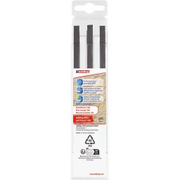 Rezerve creion edding 8891 pentru edding 8890, HB, set 6 bucati, negru