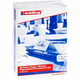 Marker pentru hartie edding 30, corp plastic, varf rotund, 1.5-3 mm, 10 bucati/set