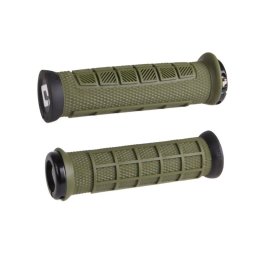 ODI Elite Pro Lock-on, se muleaza perfect in palme, cu diferite tipuri de riduri, design ergonomic, kaki