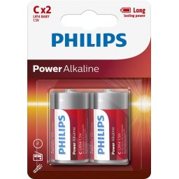 PH POWER ALKALINE C 2-BLISTER