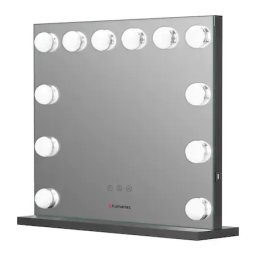 Oglinzi cosmetice Oglinda de machiaj Humanas HS-HM02 cu iluminare LED, 55 x 45 cm - neagra
